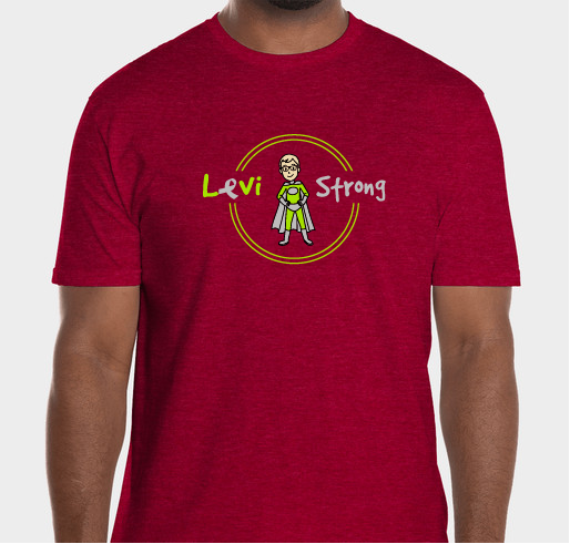 LeviStrong Fundraiser - unisex shirt design - front