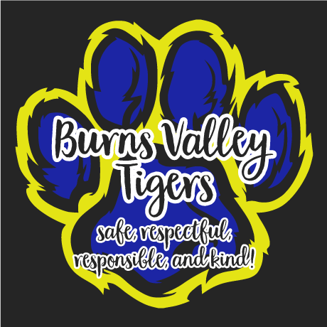 Burns Valley Parent Teacher Club shirt design - zoomed