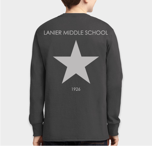 Lanier 1926 Gear Fundraiser - unisex shirt design - back