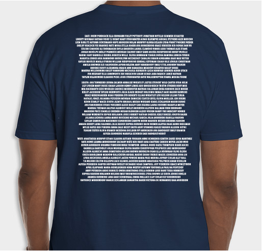 MN SPEECH SECTION 5A APPAREL Fundraiser - unisex shirt design - back