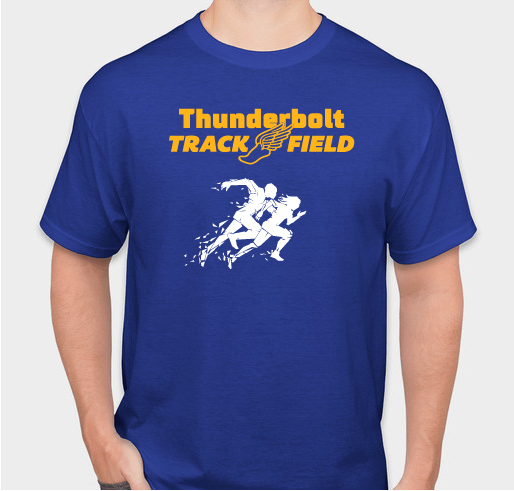 Mio track and field Fundraiser - unisex shirt design - front