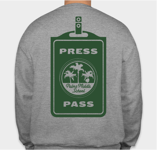 The Palms Press Journalism Elective Fundraiser - unisex shirt design - back