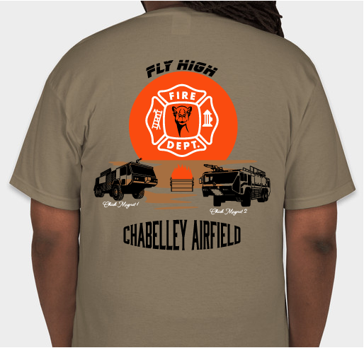 Chabelley FD Tee Shirts! Fundraiser - unisex shirt design - back