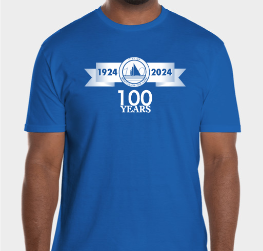 Celebrating 100 Years! Fundraiser - unisex shirt design - front