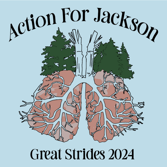 CF Foundation Great Strides shirt design - zoomed