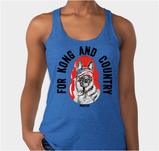 MWDTSA fundraiser - For KONG And Country (tops) Fundraiser - unisex shirt design - front