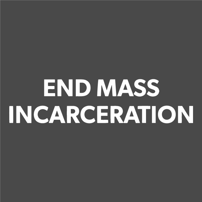 Help end mass incarceration one t-shirt at a time shirt design - zoomed
