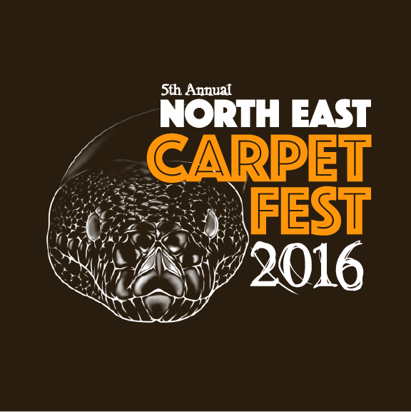 North East Carpet Fest 2016 T shirt shirt design - zoomed