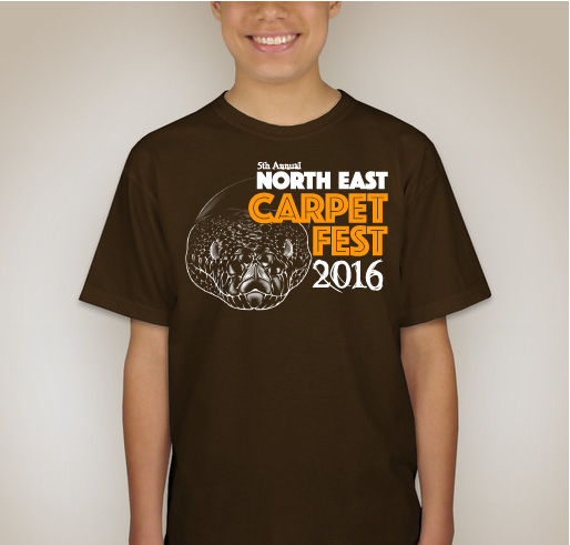North East Carpet Fest 2016 T shirt Fundraiser - unisex shirt design - back