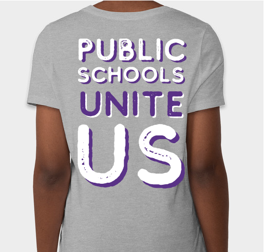 Public Schools First NC! Fundraiser - unisex shirt design - back