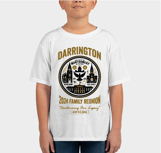 2024 Darrington Family Reunion T-shirt Fundraiser - unisex shirt design - front