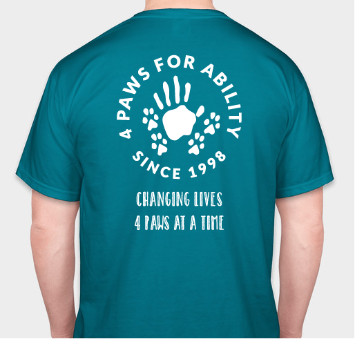 Evelyn Kennedy Autism Service Dog Fundraiser Fundraiser - unisex shirt design - back