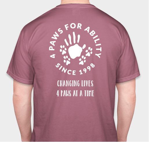 Evelyn Kennedy Autism Service Dog Fundraiser Fundraiser - unisex shirt design - back