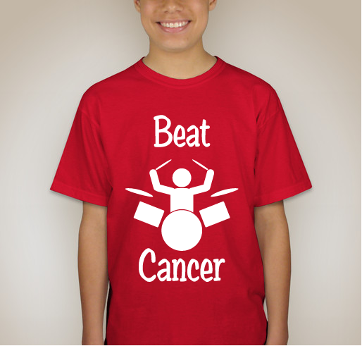 Noah Kabia's ''Beat Cancer'' T-Shirt Fundraiser RELOADED!! Fundraiser - unisex shirt design - back