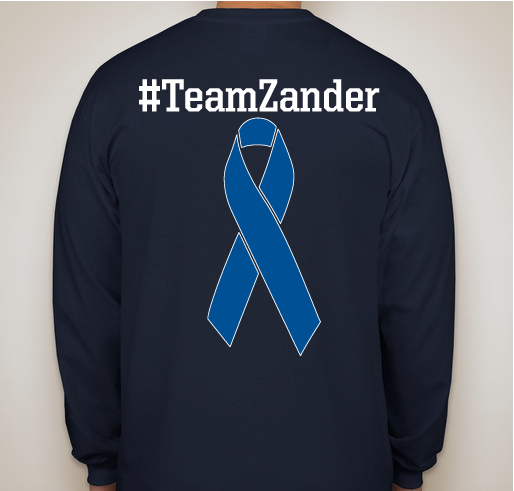Team Zander Fundraiser - unisex shirt design - back