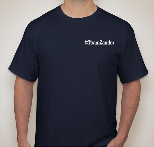 Team Zander Fundraiser - unisex shirt design - front