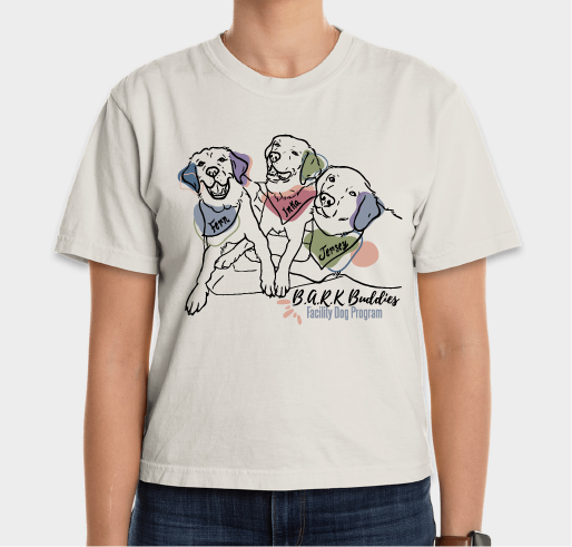 BARK Buddies Facility Dog Program Shirts Fundraiser - unisex shirt design - front