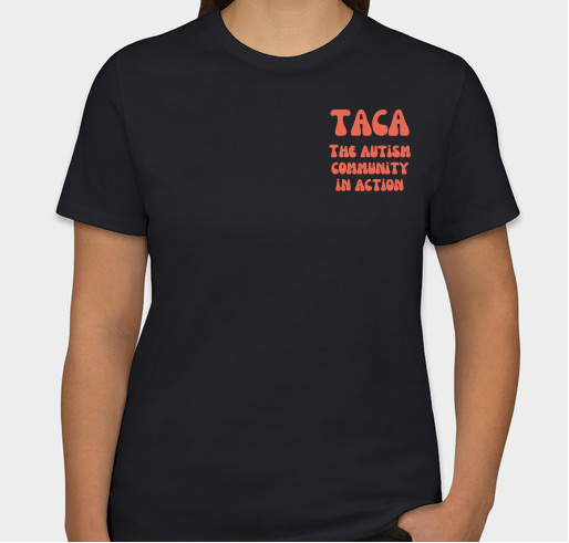 April 2024 - TACA Autism Action Month Fundraiser - unisex shirt design - front
