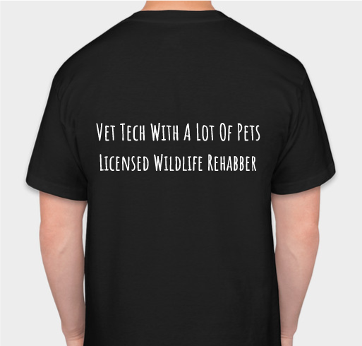 Wear for Wildlife Fundraiser - unisex shirt design - back