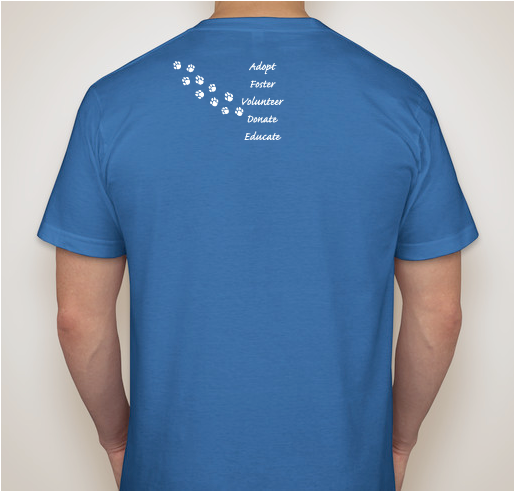 Kaleidoscope K9s rescue fundraiser Fundraiser - unisex shirt design - back