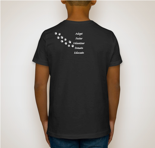Kaleidoscope K9s rescue fundraiser Fundraiser - unisex shirt design - back