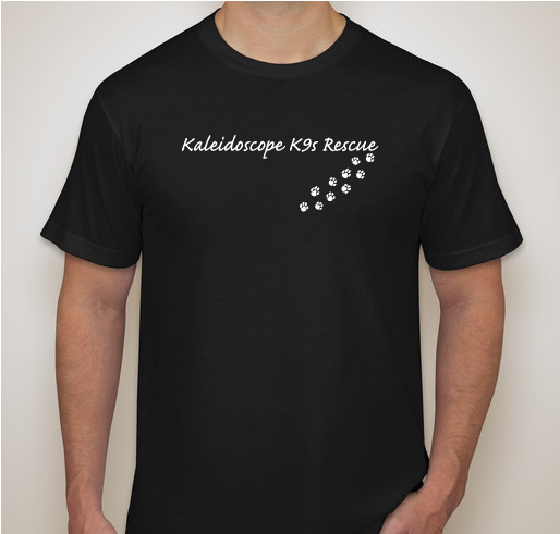 Kaleidoscope K9s rescue fundraiser Fundraiser - unisex shirt design - front