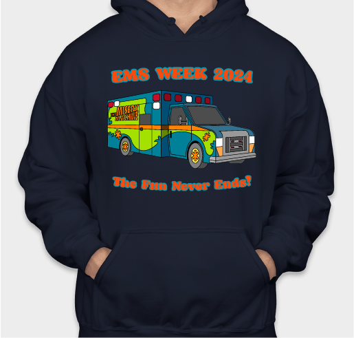 EMS Week 2024 Fundraiser - unisex shirt design - front