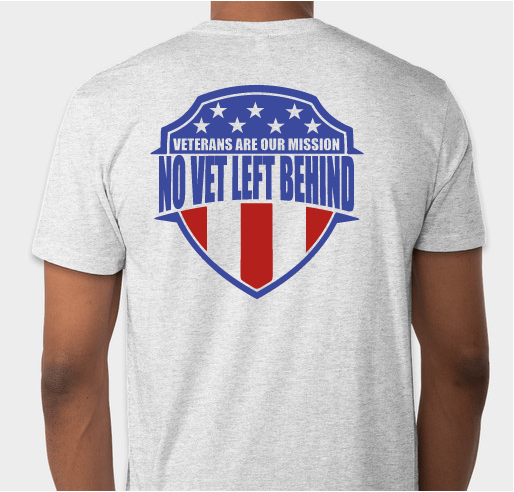 No Vet Left Behind Inc. Fundraiser - unisex shirt design - back
