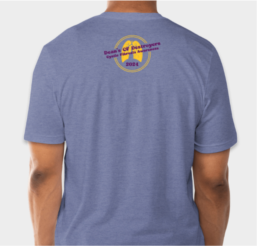 Raise Money for Cystic Fibrosis! Fundraiser - unisex shirt design - back
