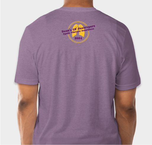 Raise Money for Cystic Fibrosis! Fundraiser - unisex shirt design - back