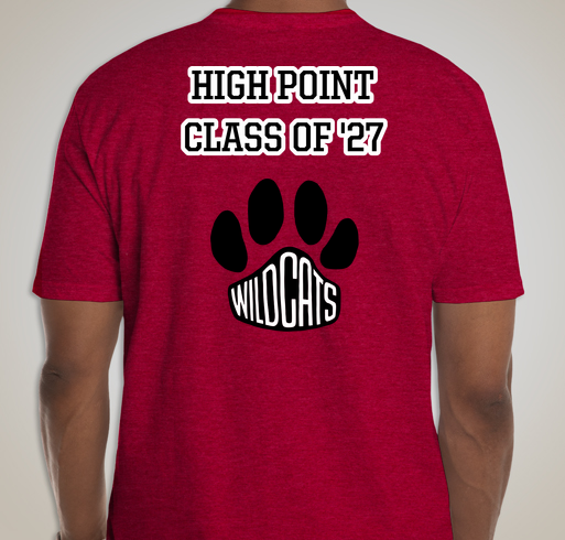 Class of 2027 Sophomore Shirts Fundraiser - unisex shirt design - back