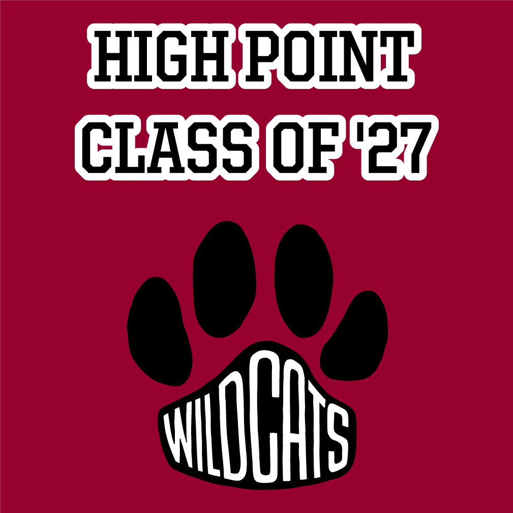 Class of 2027 Sophomore Shirts shirt design - zoomed