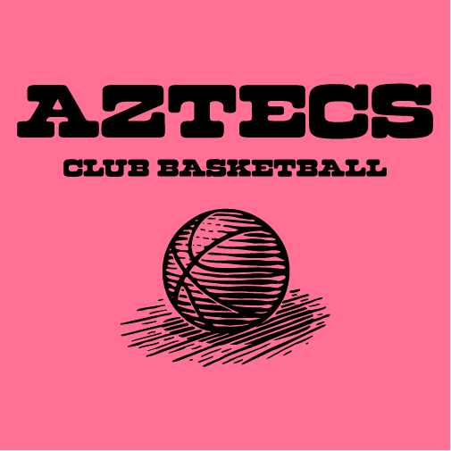 Aztec Club Basketball shirt design - zoomed