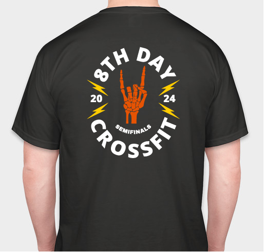 8th Day Semifinals Fundraiser Fundraiser - unisex shirt design - back