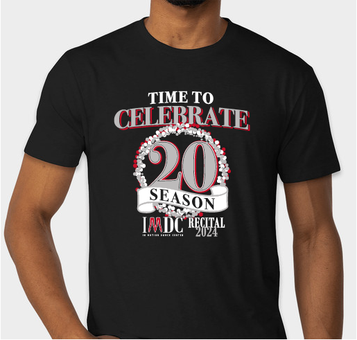 In Motion Dance Center 2024 Recital Shirt Order Fundraiser - unisex shirt design - front