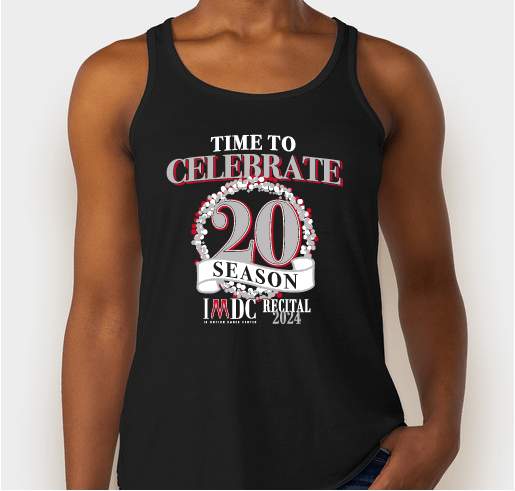 In Motion Dance Center 2024 Recital Shirt Order Fundraiser - unisex shirt design - front