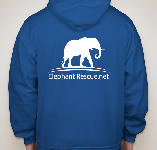 Elephant Rescue.net Fundraiser - unisex shirt design - back
