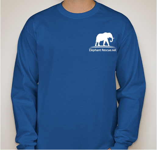 Elephant Rescue.net Fundraiser - unisex shirt design - front