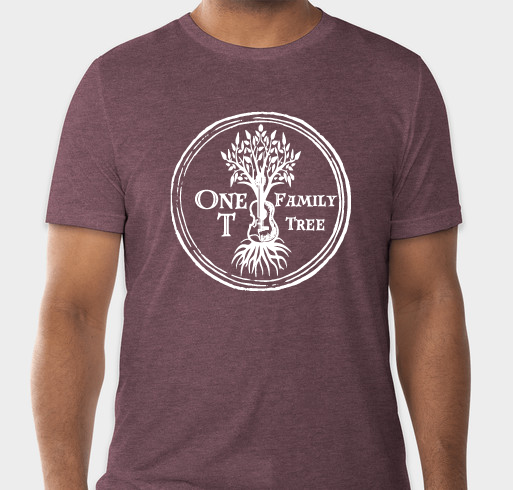 One T Family Tree Merchandise Sale Fundraiser - unisex shirt design - front