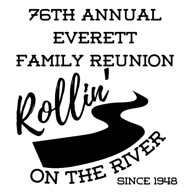 2024 Everett Family Reunion shirt design - zoomed