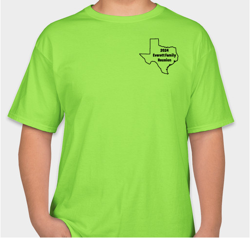 2024 Everett Family Reunion Fundraiser - unisex shirt design - front