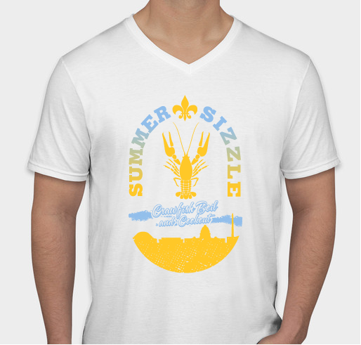 Summer Sizzle Fundraiser - T-shirts #1 Fundraiser - unisex shirt design - front