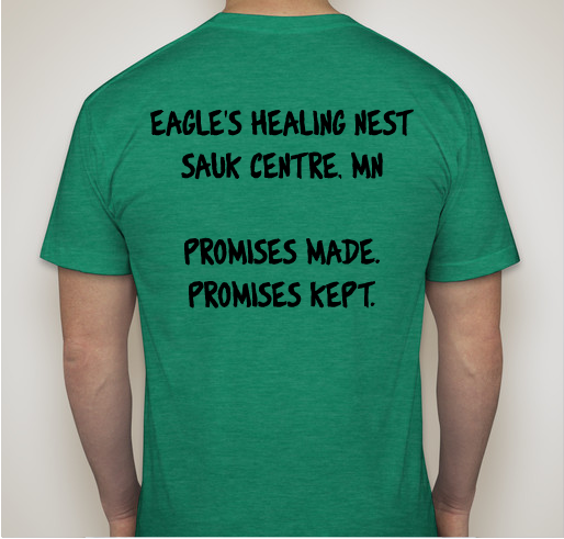 Eagle's Healing Nest T-Shirts Fundraiser - unisex shirt design - back
