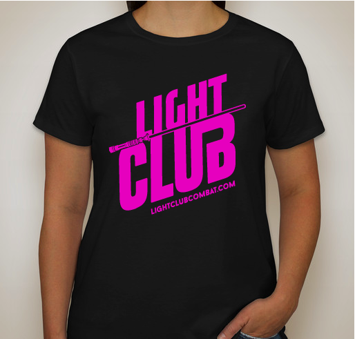 Support LightSaber Combat - An elegant sport for a more civilized age. Fundraiser - unisex shirt design - front