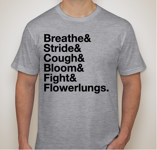 Team Flowerlungs Fundraiser - unisex shirt design - front