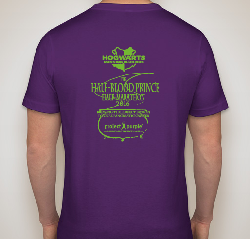 The Half-Blood Prince Half-Marathon! Fundraiser - unisex shirt design - back