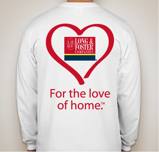 Final Chance!!!! Long & Foster Cares! Fundraiser - unisex shirt design - back