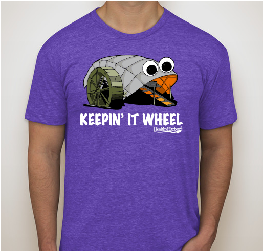 Mr. Trash Wheel T-Shirt: Keepin' it Wheel Fundraiser - unisex shirt design - small