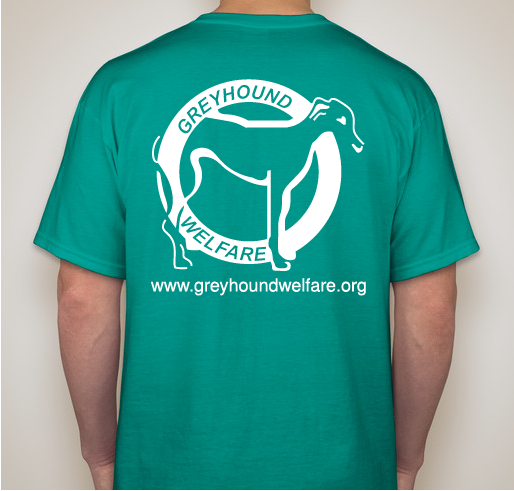 Greyhound Welfare Inc. Spring Booster Fundraiser - unisex shirt design - back