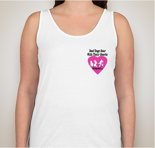 Celebrate Your Love of Deaf Dogs Fundraiser - unisex shirt design - front